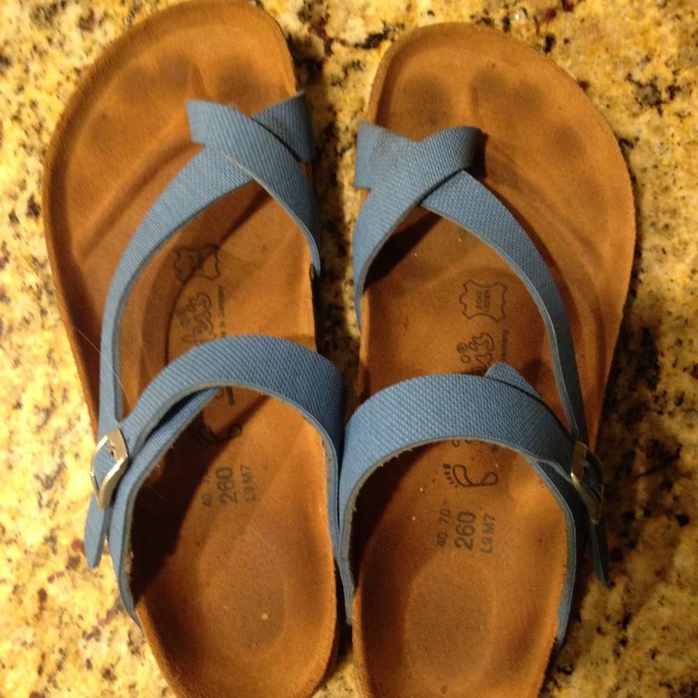 Birkenstock "Birkis" Periwinkle Sandals size 40
